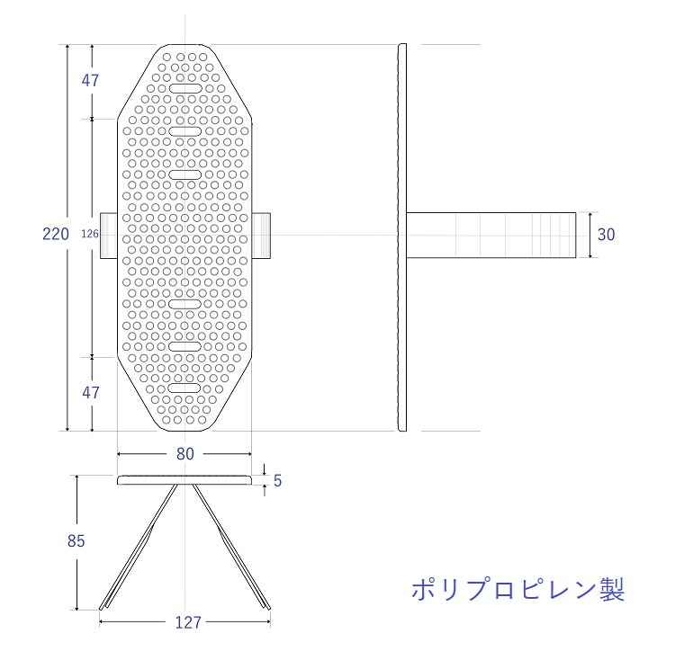 側溝蓋穴ふさぎ メクラキャップ 側溝キャップ PP製 100個入-www