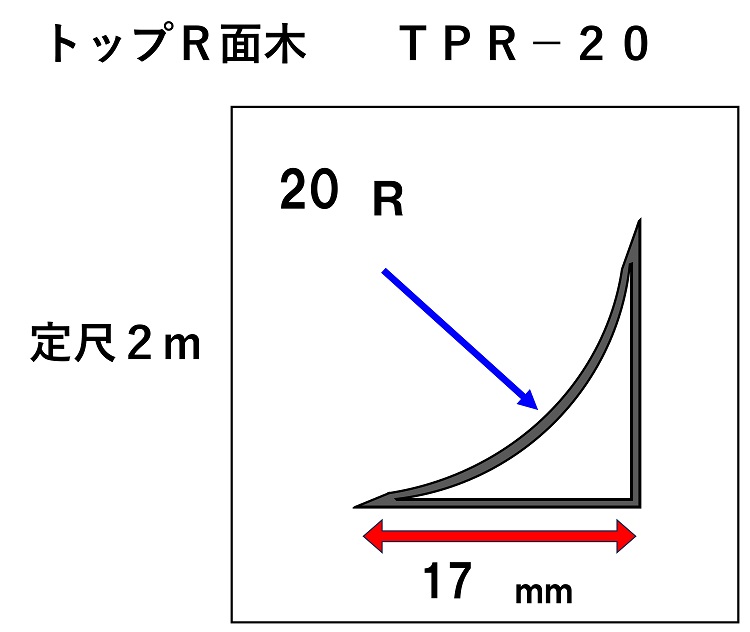 トップＲ面木　ＴＰＲ－２０　（１本）
