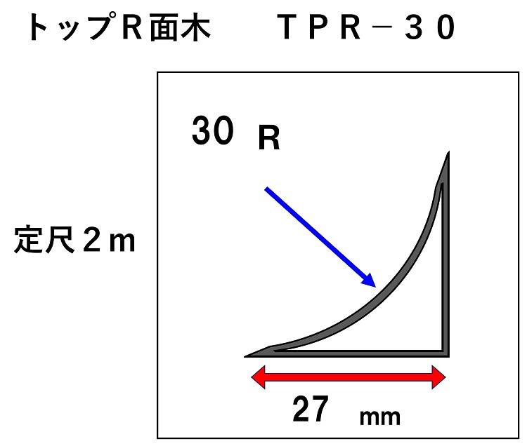 トップＲ面木　ＴＰＲ－３０　（１本）